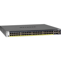 Netgear M4300-52G-PoE+ 1000W PSU Gestito L2/L3/L4 Gigabit Ethernet (10/100/1000) Supporto Power over Ethernet (PoE) 1U Nero, Int