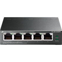 TP-Link TL-SG105MPE switch di rete L2 Gigabit Ethernet (10/100/1000) Supporto Power over Ethernet (PoE) Nero, Interruttore