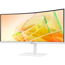 Samsung S65TC Monitor PC 86,4 cm (34") 3440 x 1440 Pixel UltraWide Quad HD LED Bianco, Monitor LED