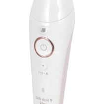 Braun Silk-épil 9 Flex 9-360 3D, Epilatore Elettrico Donna Per Epilazione Semplice, Bianco/Rosa