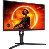 AOC G3 25G3ZM/BK Monitor PC 62,2 cm (24.5") 1920 x 1080 Pixel Full HD Nero, Rosso, Monitor di gioco