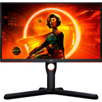 AOC G3 25G3ZM/BK Monitor PC 62,2 cm (24.5") 1920 x 1080 Pixel Full HD Nero, Rosso, Monitor di gioco