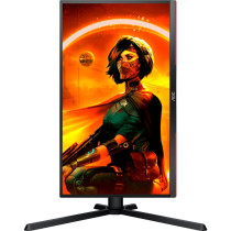 AOC G3 25G3ZM/BK Monitor PC 62,2 cm (24.5") 1920 x 1080 Pixel Full HD Nero, Rosso, Monitor di gioco