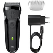 Braun Series 3 300 s Rasoio Elettrico Ricaricabile, Rasoio Da Barba Per Uomo, Nero