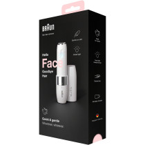 Braun Face FS1000 Mini Depilatore Donna, Depilazione Elettrica Viso, Facile E Veloce, Tocco Finale Per Baffetti, Mento E Guance,