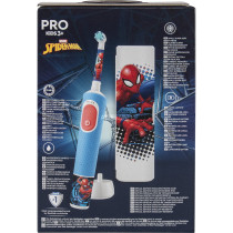 Braun Vitality Pro Kids Spiderman Bambino Spazzolino rotante-oscillante Blu, Rosso, Spazzolino da denti elettrico