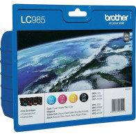 Brother LC985VALBP cartuccia d'inchiostro 4 pz Originale Nero, Ciano, Magenta, Giallo