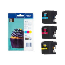 Brother LC-123RBWBP - Originale - Inchiostro a base di pigmento - Ciano - Magenta - Giallo - Multi pack - - MFC-J4510DW - 3 pezz