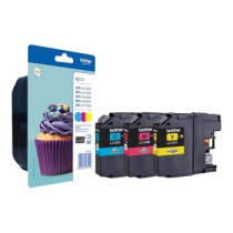 Brother LC-123RBWBP - Originale - Inchiostro a base di pigmento - Ciano - Magenta - Giallo - Multi pack - - MFC-J4510DW - 3 pezz