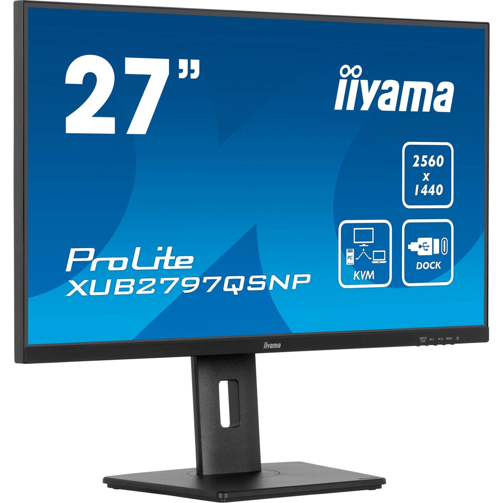 iiyama ProLite XUB2797QSNP-B1 Monitor PC 68,6 cm (27") 2560 x 1440 Pixel Quad HD LED Nero, Monitor LED