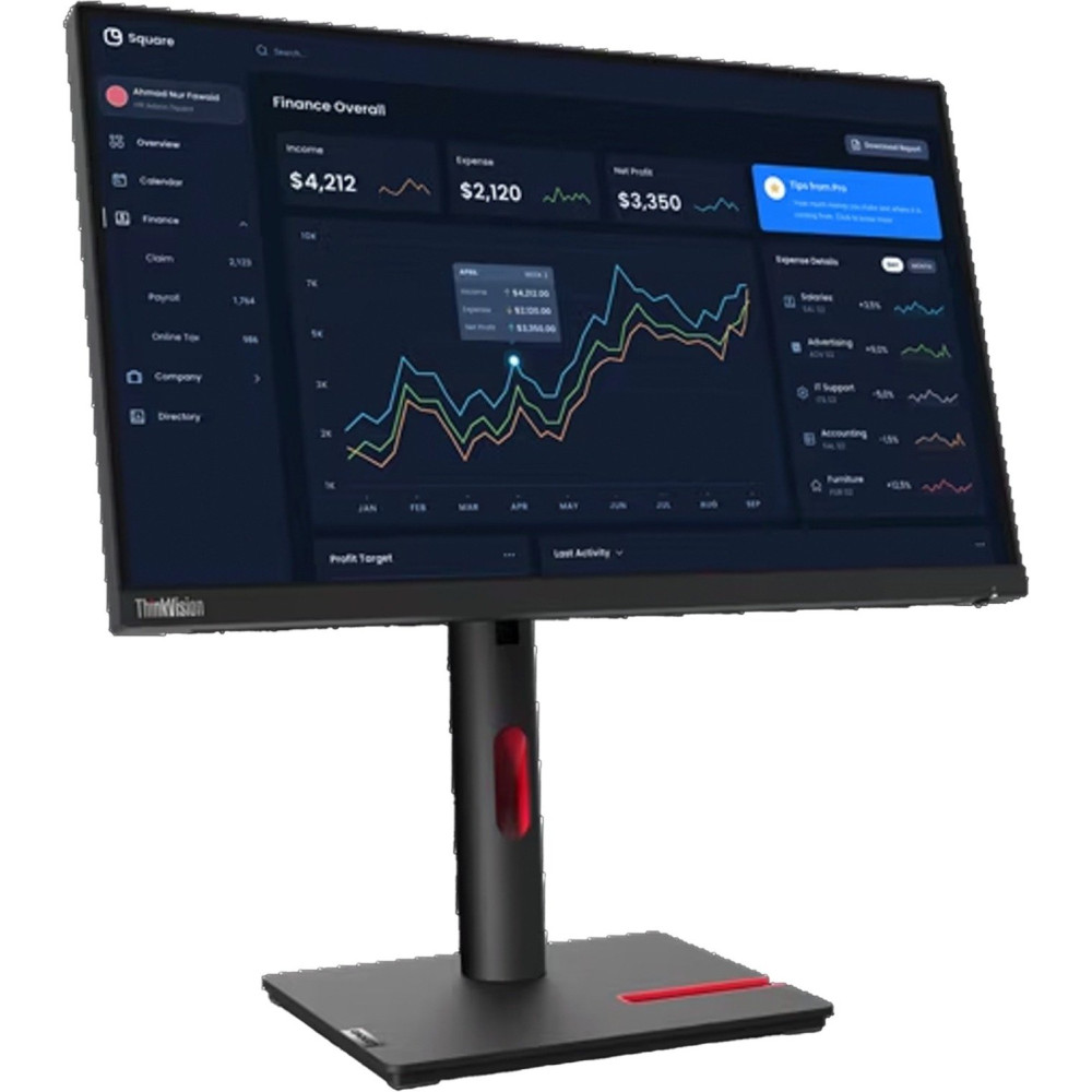 Lenovo ThinkVision T22i-30 Monitor, Monitor LED