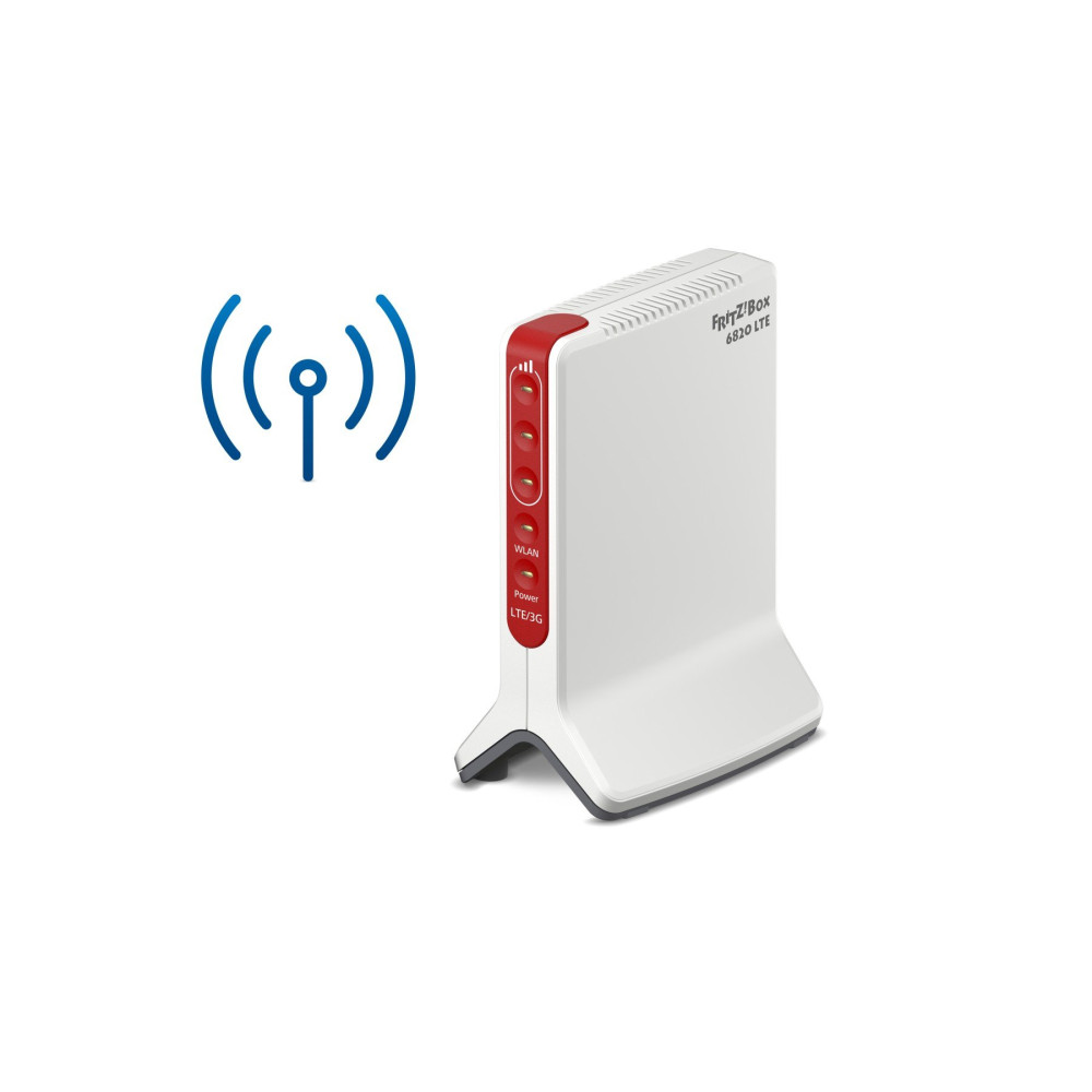 FRITZ!Box 6820 LTE router wireless Gigabit Ethernet Banda singola (2.4 GHz) 4G Bianco