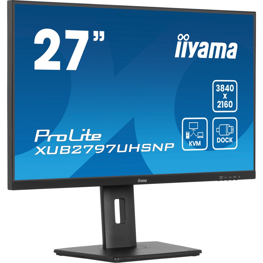 iiyama ProLite XUB2797UHSNP-B1 Monitor PC 68,6 cm (27") 3840 x 2160 Pixel 4K Ultra HD LED Nero, Monitor LED
