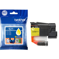 Brother LC521Y cartuccia d'inchiostro 1 pz Originale Giallo