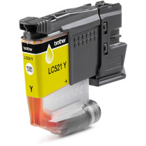 Brother LC521Y cartuccia d'inchiostro 1 pz Originale Giallo