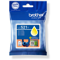 Brother LC521Y cartuccia d'inchiostro 1 pz Originale Giallo