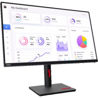 Lenovo ThinkVision T32p-30 Monitor PC 80 cm (31.5") 3840 x 2160 Pixel 4K Ultra HD LED Nero, Monitor LED