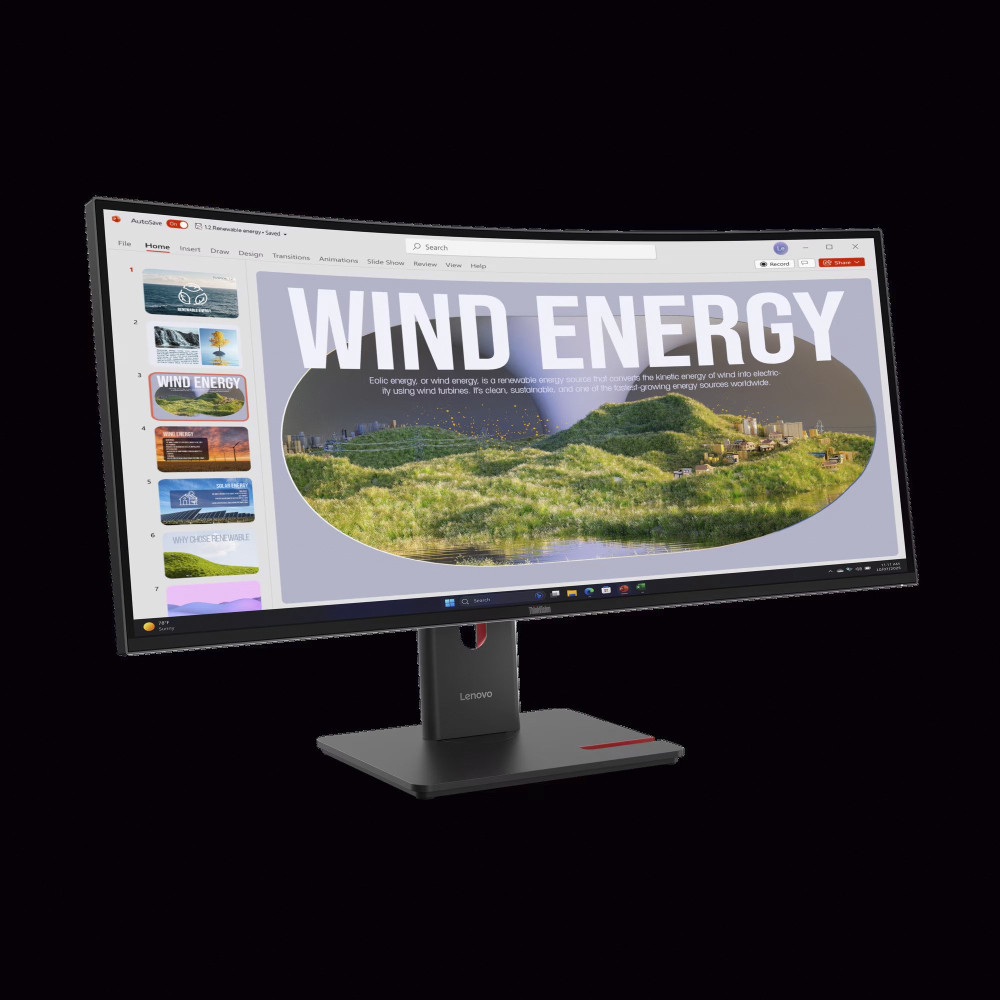 Lenovo ThinkVision T34WD-40 Monitor, Monitor LED