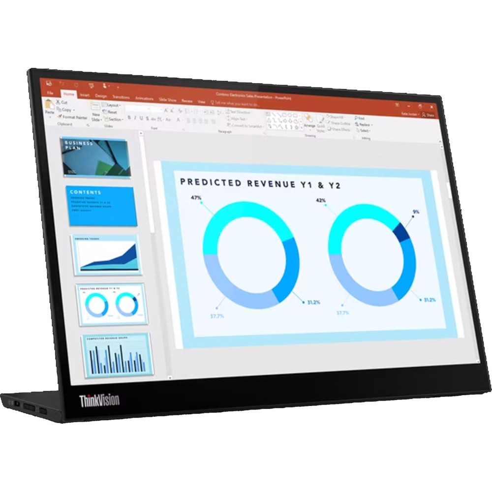 Lenovo ThinkVision M14d Monitor, Monitor LED