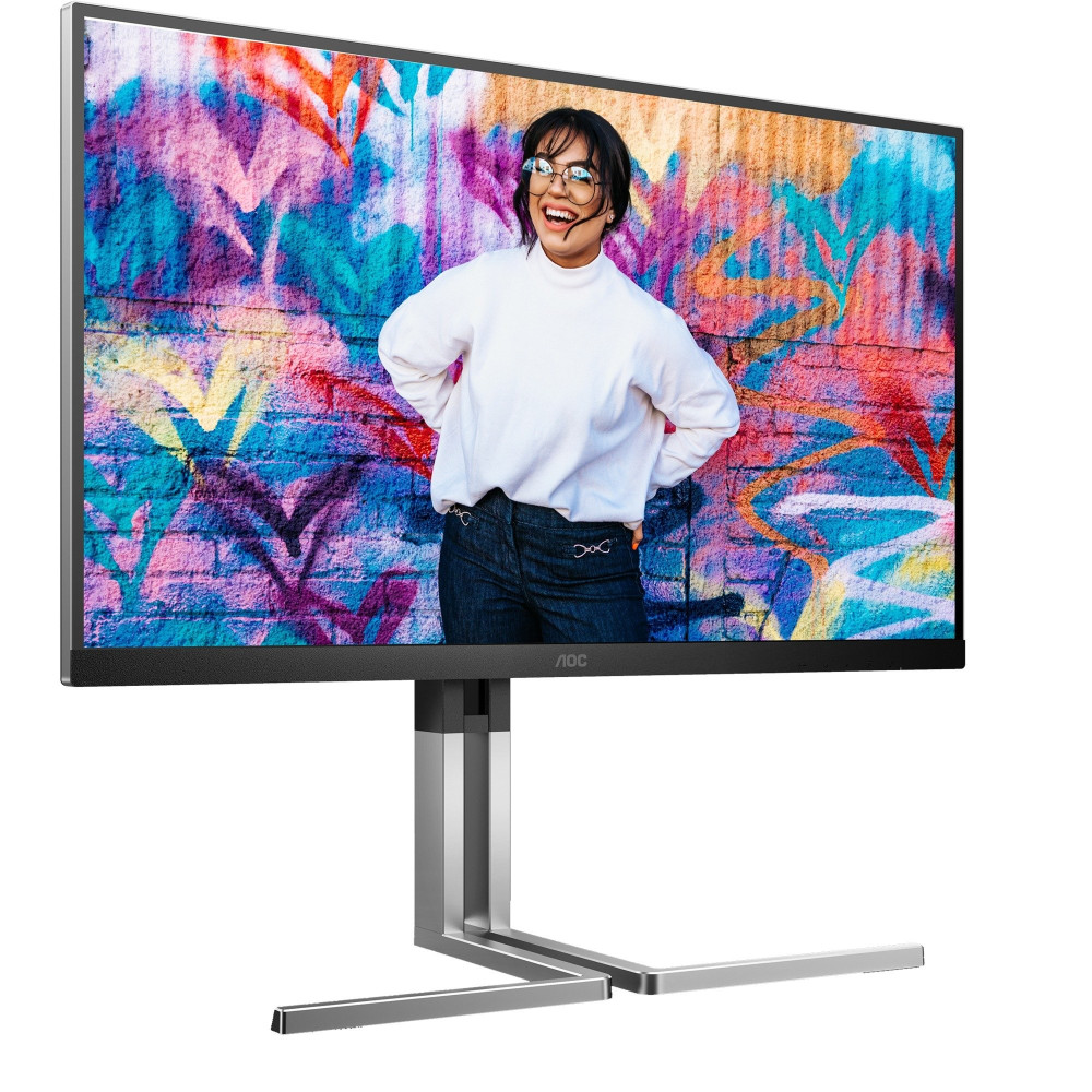 AOC Q27U3CV Monitor PC 68,6 cm (27") 2560 x 1440 Pixel Quad HD LCD Nero, Monitor QLED