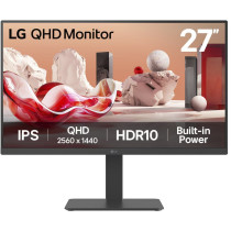 LG 27BA45QB-B Monitor PC 68,6 cm (27") 2560 x 1440 Pixel Quad HD LCD Nero, Monitor LED