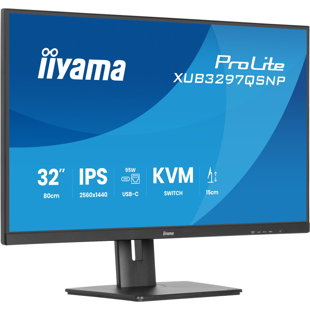 iiyama ProLite XUB3297QSNP-B1 Monitor PC 81,3 cm (32") 2560 x 1440 Pixel Quad HD LED Nero, Monitor LED