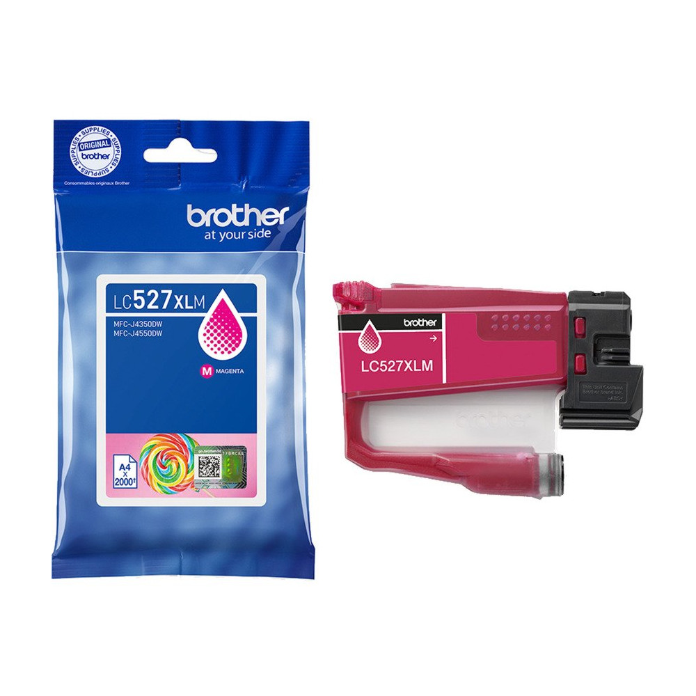 Brother LC527XLM cartuccia d'inchiostro 1 pz Originale Resa elevata (XL) Magenta