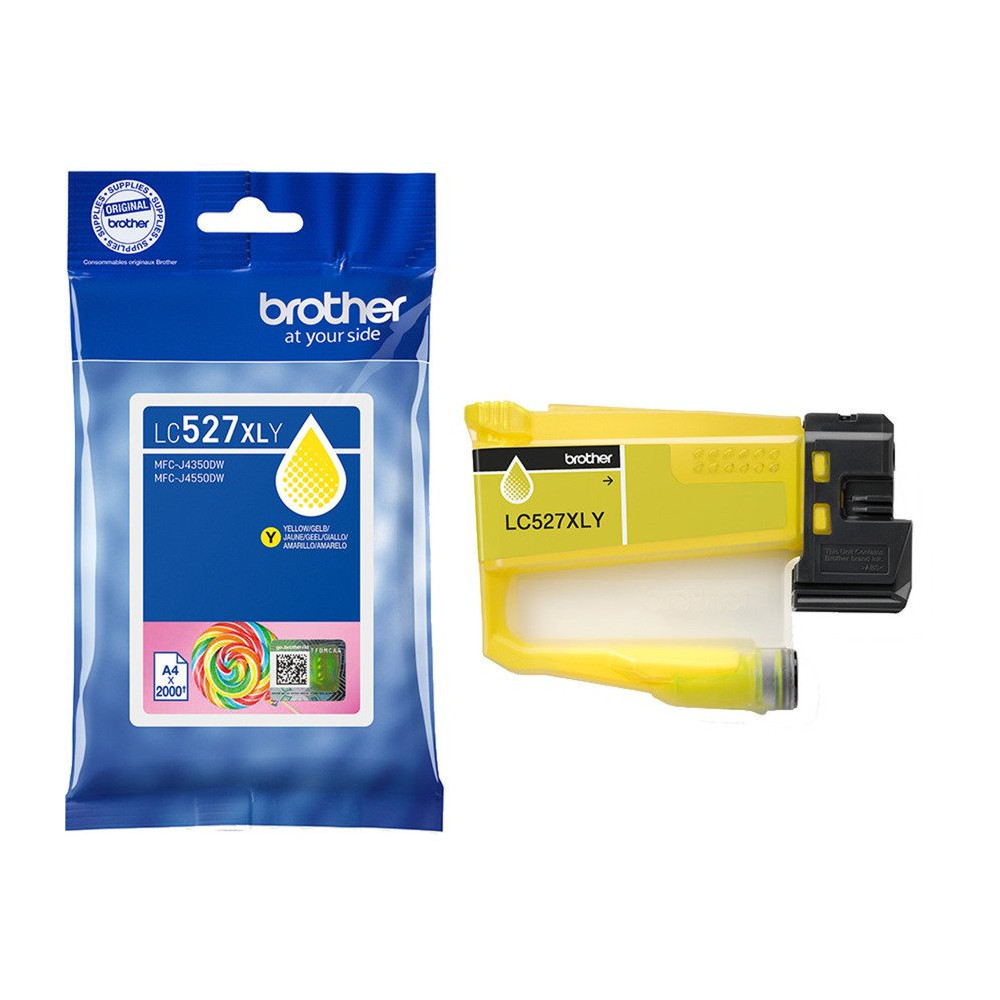 Brother LC527XLY cartuccia d'inchiostro 1 pz Originale Resa elevata (XL) Giallo