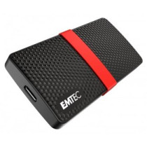 EMTEC X200 - 1000 GB - USB tipo-C - 3.2 Gen 1 (3.1 Gen 1) - 450 MB/s - Nero - Rosso