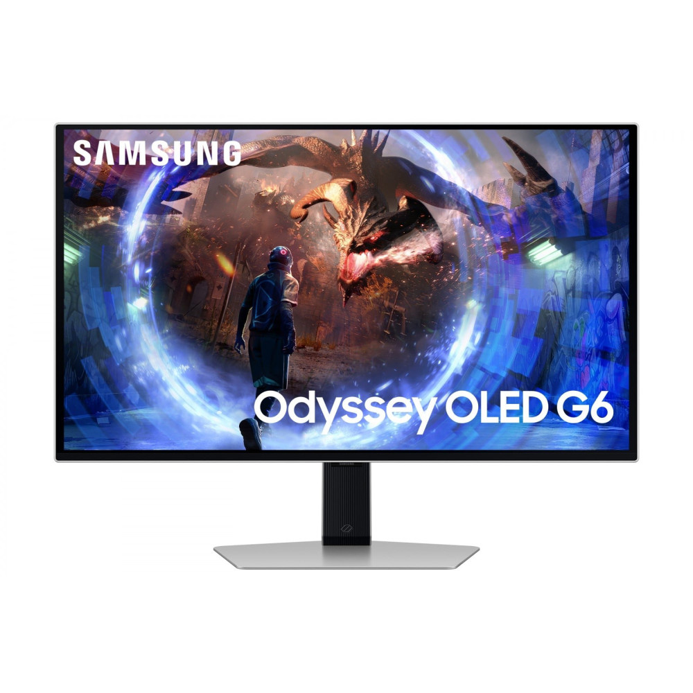 Samsung G60SD Monitor PC 68,6 cm (27") 2560 x 1440 Pixel Quad HD OLED Argento