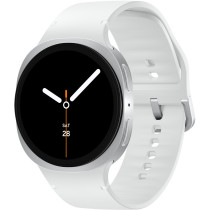 Samsung Galaxy Watch 8 3,81 cm (1.5") AMOLED 44 mm Digitale 480 x 480 Pixel Touch screen Argento Wi-Fi GPS (satellitare), Smartw