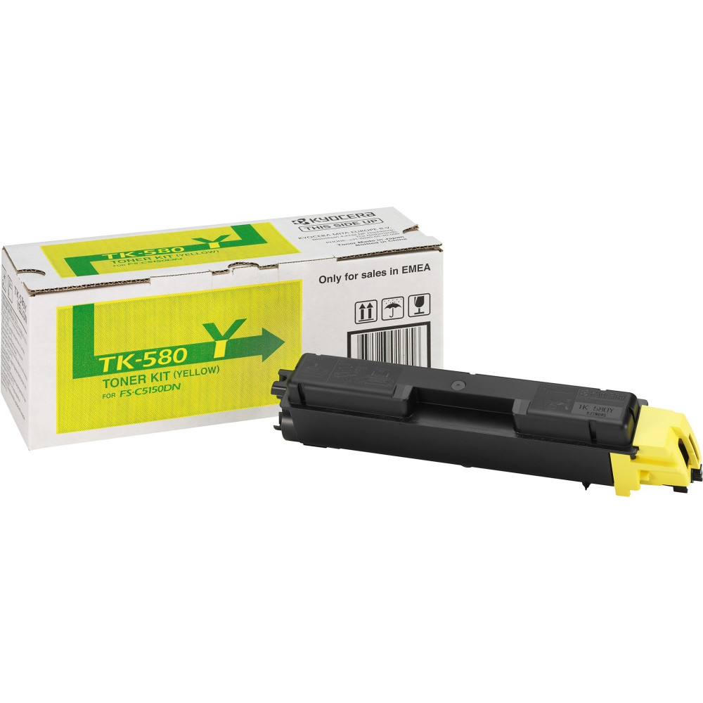 Kyocera TK-580Y cartuccia toner 1 pz Originale Giallo