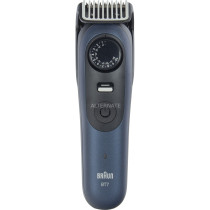 Braun BeardTrimmer 7 BT7520 Batteria 40 2 cm Bagnato e secco Nero, Blu, Rasoio per barba