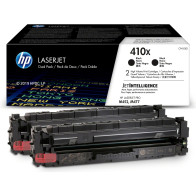 HP Confezione da 2 cartucce toner nero originale ad alta capacità LaserJet 410X