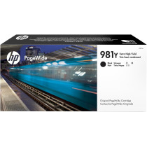 HP Cartuccia nero originale ad altissima capacità PageWide 981Y, Inchiostro