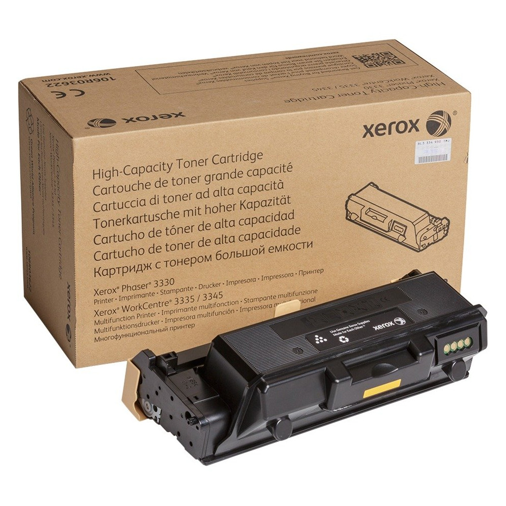 Xerox Cartuccia toner Nero a Alta capacità da 8500 Pagine per Phaser® 3330, WorkCentre® serie 3300 (106R03622)