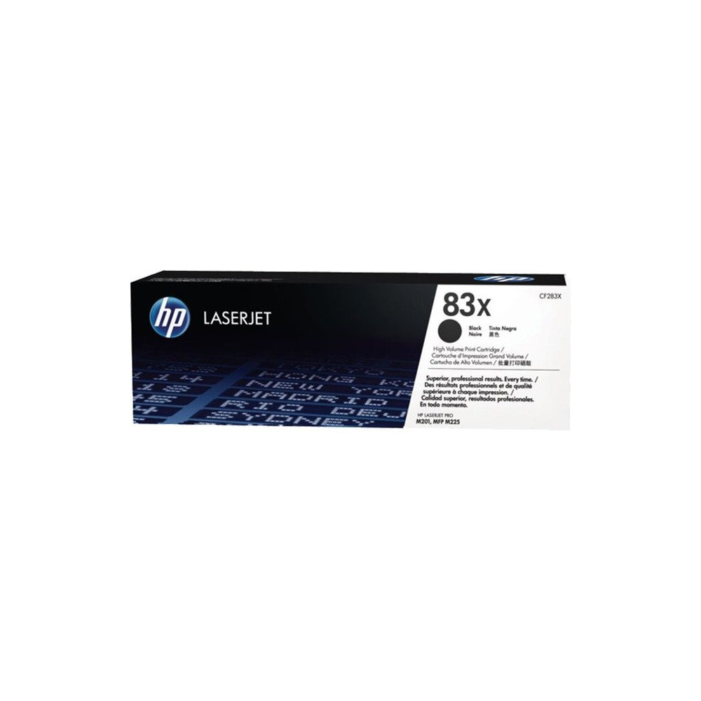 HP Cartuccia toner originale inchiostro nero ad alta capacità LaserJet 83X
