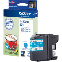 Brother LC22UC cartuccia d'inchiostro 1 pz Originale Resa elevata (XL) Ciano