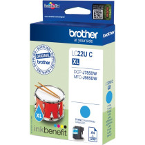 Brother LC22UC cartuccia d'inchiostro 1 pz Originale Resa elevata (XL) Ciano