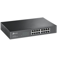 TP-Link TL-SG1016D Non gestito Gigabit Ethernet (10/100/1000) Nero, Interruttore