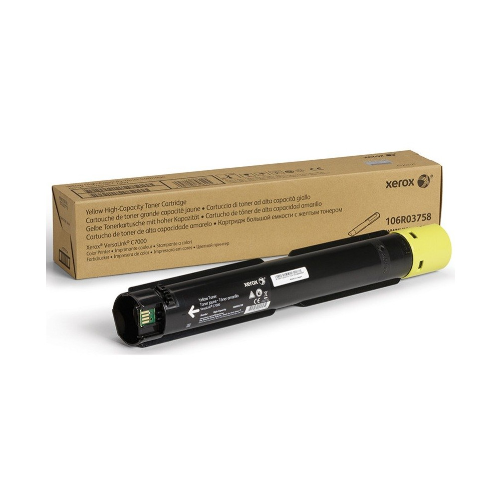Xerox Cartuccia toner Giallo a Alta capacità da 10100 Pagine per Stampante a colori ® VersaLink® C7000 (106R03758)