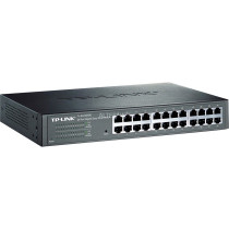 TP-Link TL-SG1024DE Gestito L2 Gigabit Ethernet (10/100/1000) 1U Nero, Interruttore