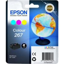Epson Globe Singlepack Colour 267 ink cartridge, Inchiostro