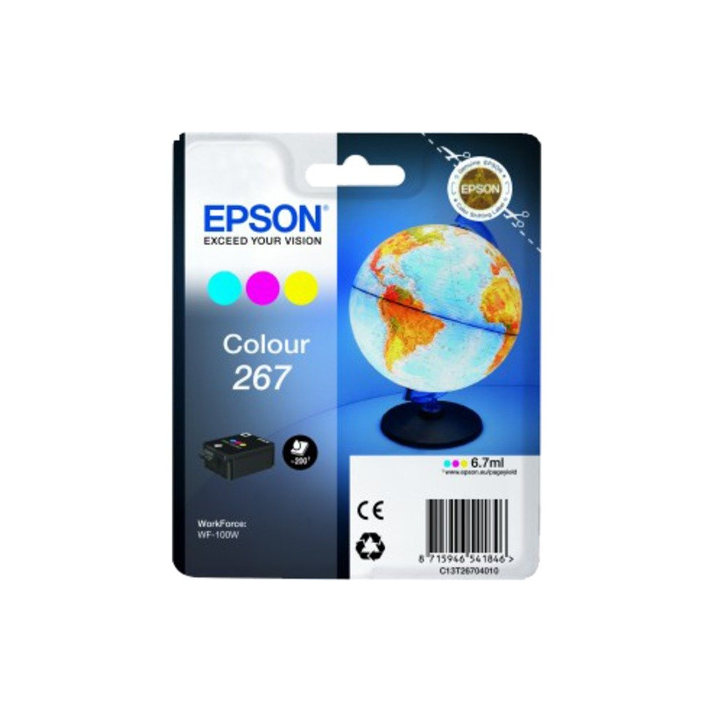 Epson Globe Singlepack Colour 267 ink cartridge, Inchiostro