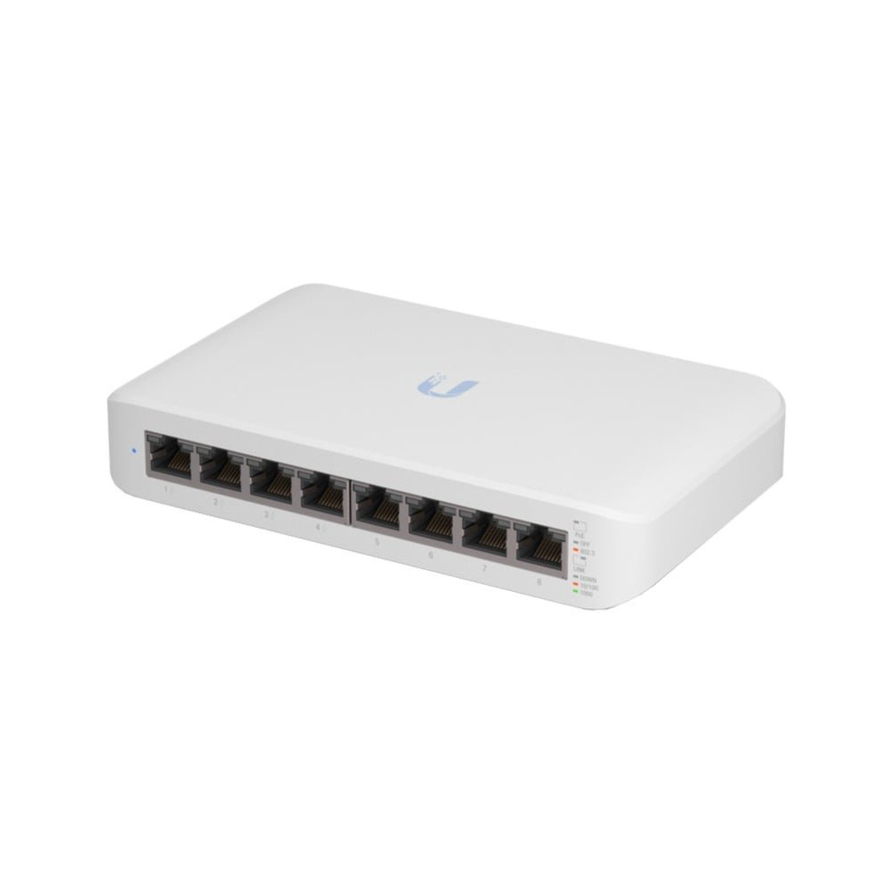 Ubiquiti UniFi Switch Lite 8 PoE Gestito L2 Gigabit Ethernet (10/100/1000) Supporto Power over Ethernet (PoE) Bianco, Interrutto
