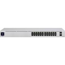 Ubiquiti UniFi USW-24 switch di rete Gestito L2 Gigabit Ethernet (10/100/1000) Argento, Interruttore