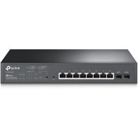 TP-Link Omada TL-SG2210MP Gestito L2/L2+ Gigabit Ethernet (10/100/1000) Supporto Power over Ethernet (PoE) 1U Nero, Interruttore