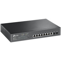 TP-Link Omada TL-SG2210MP Gestito L2/L2+ Gigabit Ethernet (10/100/1000) Supporto Power over Ethernet (PoE) 1U Nero, Interruttore
