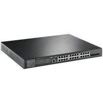 TP-Link Omada SG3428XMP switch di rete Gestito L2+ Gigabit Ethernet (10/100/1000) Supporto Power over Ethernet (PoE) 1U Nero, In