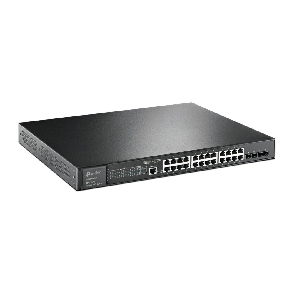 TP-Link Omada SG3428XMP switch di rete Gestito L2+ Gigabit Ethernet (10/100/1000) Supporto Power over Ethernet (PoE) 1U Nero, In